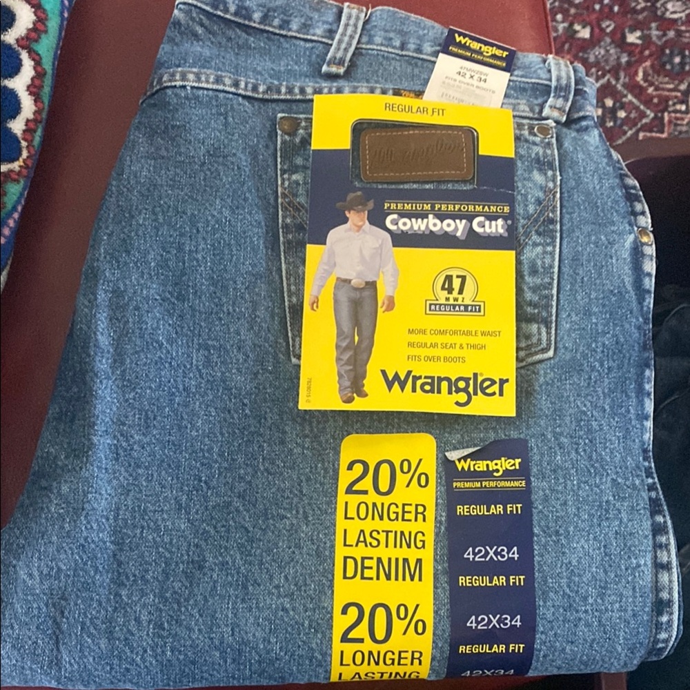 Wrangler Men's Blue Jeans